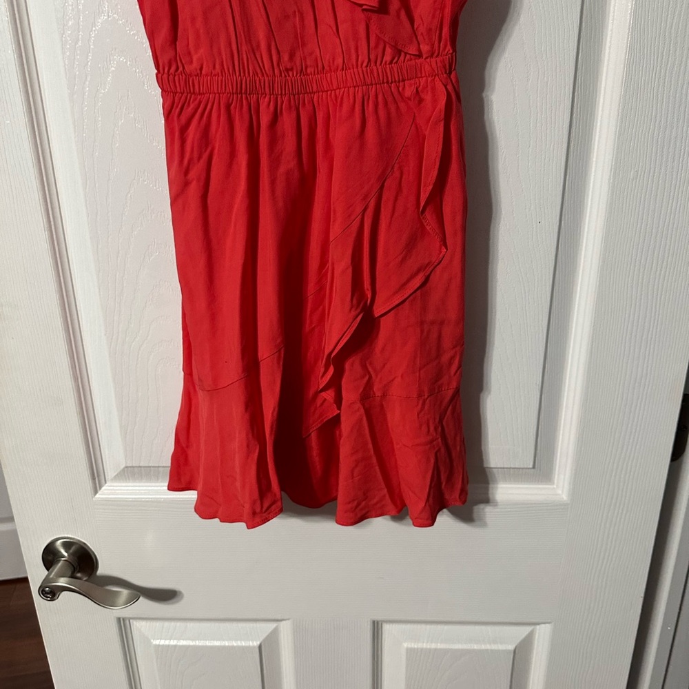 Express Ruffled Faux Wrap Sundress - Picture 3 of 12